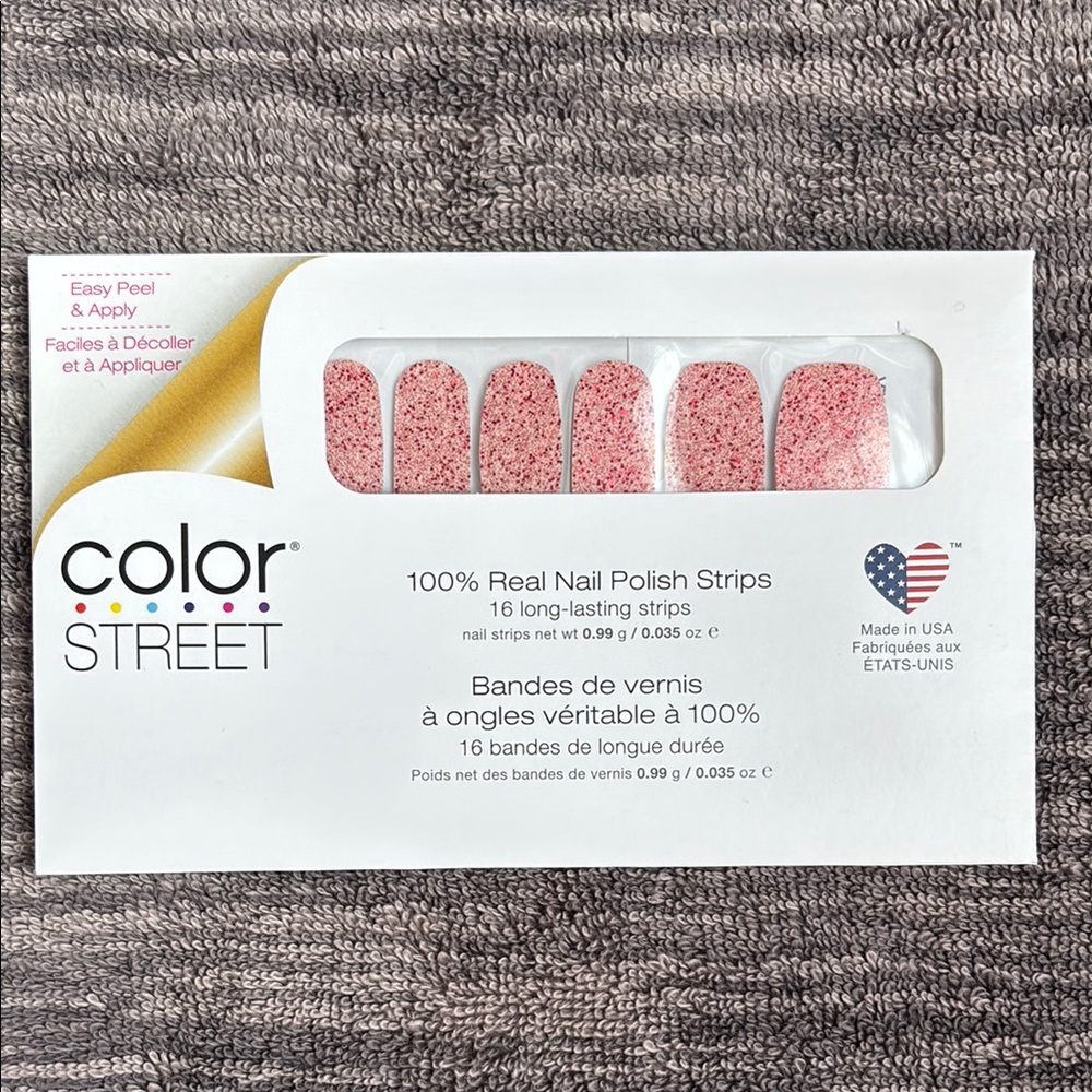 Color Street Pink Nail Polish Strips